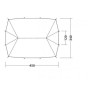 Telo per tenda Robens Twin Summit Tarp PRS