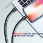 Cavo di ricarica e trasmissione Swissten Textile USB-C / Lightning 1,2 m