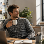 Maglione da uomo Kama 4073