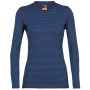 Maglietta da donna Icebreaker Women's 200 Oasis Long Sleeve blu lazurite/espresso/s