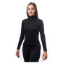Felpa da donna Sensor Merino Upper krátký zip