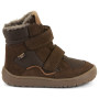 Stivali invernali per bambini Froddo Barefoot Tex Winter Dark Brown