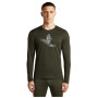 Maglietta funzionale da uomo Icebreaker Men Merino 200 Oasis LS Crewe SkiingYeti