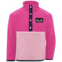 Felpa da bambino Didriksons Monte Kids Half Bu 6 Cactus Pink rosa Cactus Pink