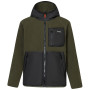 Felpa da bambino Regatta Munro Hybrid Jacket DarkKhak/Blk verde scuro DarkKhak/Blk