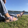 Sandali da donna Gumbies Slingback Mint & Pink