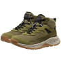 Scarpe da bambino Keen Hightrail Mid Wp Youth Dark Olive