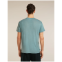 Maglietta funzionale da uomo Icebreaker Merino Blend Core SS Tee Single Line Camp