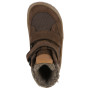 Stivali invernali per bambini Froddo Barefoot Tex Winter Dark Brown
