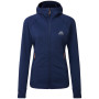 Felpa da donna Mountain Equipment W's Eclipse Hooded Jacket blu scuro MedievalBlue