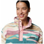 Felpa da donna Columbia Helvetia™ II Printed Cropped Half Snap