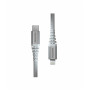 Cavo Swissten Kevlar USB C / Lightning 1,5 m bianco white