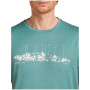 Maglietta da uomo Icebreaker Men Merino 150 Tech Lite SS Tee The Peaks