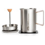 French press GSI Outdoors Glacier Stovetop JavaPress argento silver