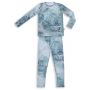 Maglietta da bambino Wouki Aiki Green marble