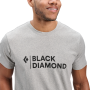 Maglietta da uomo Black Diamond M Mini Stacked Ss Tee