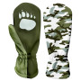 Guanti softshell per bambini WAMU Khaki