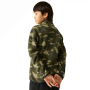 Felpa sportiva per bambini Regatta Junior Frankie Warm Fleece Bark Green Camo