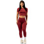 Top da donna Nebbia Seamless crop top with SS Power