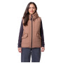 Gilet da donna Hannah Dot Vest marrone chiaro beaver fur