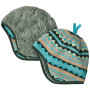 Cappello per bambini Patagonia Baby Reversible Beanie grigio Diamond Stripe: Snowmelt Blue