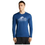 Maglietta funzionale da uomo Icebreaker Men Mer 200 Oasis LS Crewe Rising Light