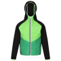 Giacca da bambino Regatta Kielder HybridVII nero Black/Jasmine Green