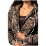 Felpa da donna Nebbia Relaxed Zip Hoodie Power