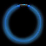 Collare luminoso per cane Nite Ize NiteHowl® Rechargeable LED Safety Necklace