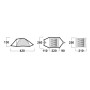 Tenda da trekking Husky Baron 4