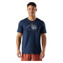 Maglietta funzionale da uomo Smartwool Triangle Mountain Active Short Sleeve Graphic Tee