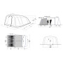 Tenda familiare per 6 persone Outwell Sacramento 6 Air